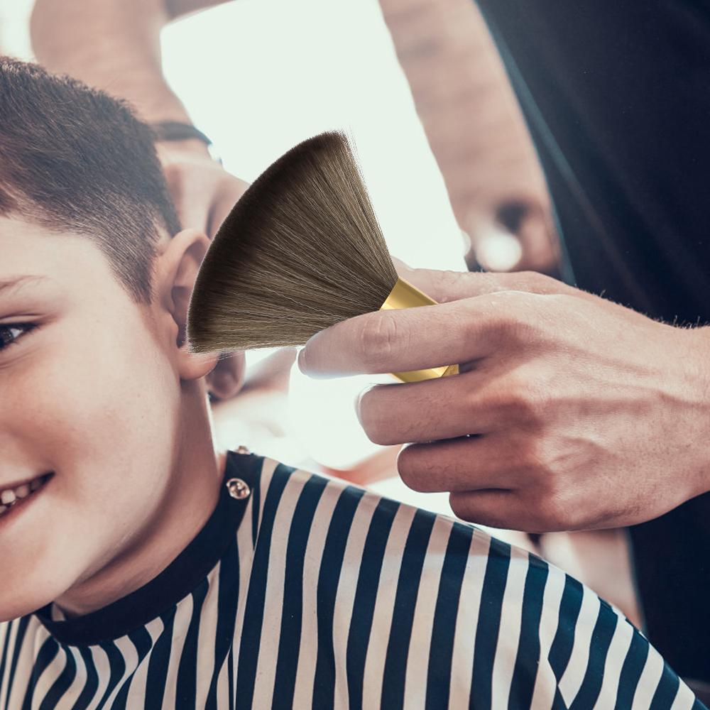 Měkký štětec Salon Speciální Čisticí Nástroj na Stříhání Vlasů Holič Domácí Hřeben na Vlasy Make-up Dřevěná Rukojeť Antistatický Stylingový Nástroj Štětec