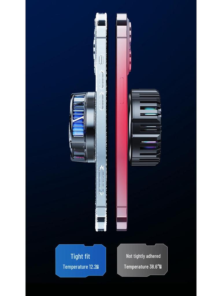 X36 Mobile Phone Cooling Radiator with Digital Display & Magnetic Semiconductor - 2022 Model
