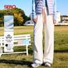 SPAO American Retro Color-Blocked Softshell Cargo Pants