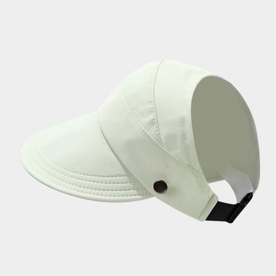 Empty Top Sun Hat for Women, Adjustable Straps Extended Brim Outdoor Hat, Lightweight Breathable Sun Protection Hat for Sports And Exercise