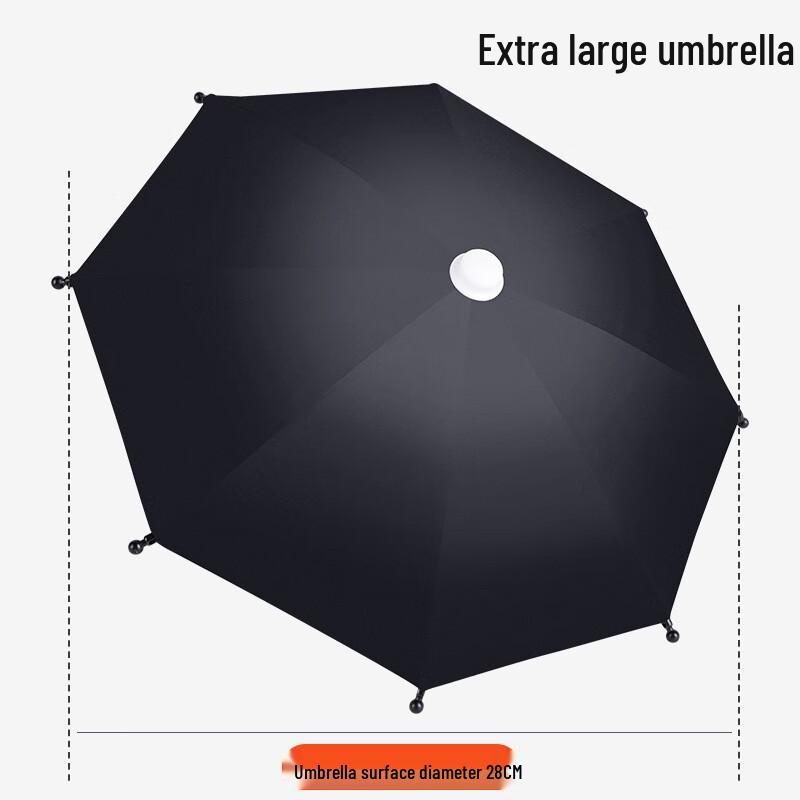 Motorcycle/Bike Phone Holder with Mini Umbrella