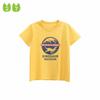 27Kid Children's Clothing Summer Boys' Round Neck Short-Sleeved T-Shirt Kidsren's Dinosaur Print Top Baby Pure Cotton Letter Clothing