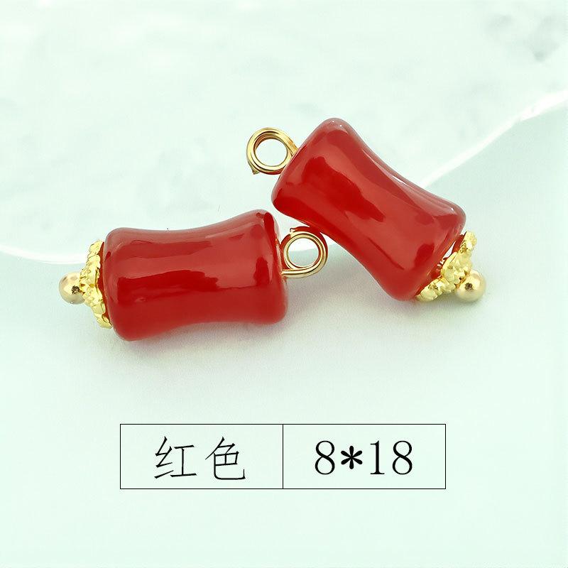 New Chinese Imitation Jade Glass Bracelet Pendant Jewelry Clothing Jewelry Hanfu Song Jin Diy Handmade Accessories Pendant
