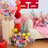 Monet Garden Style Floral Art for Romantic Wedding Decor