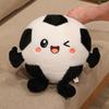 New Football Plush Thumbs Up Funny Round Ball Doll Bag Decro Hang Pendent High Quality Gifts