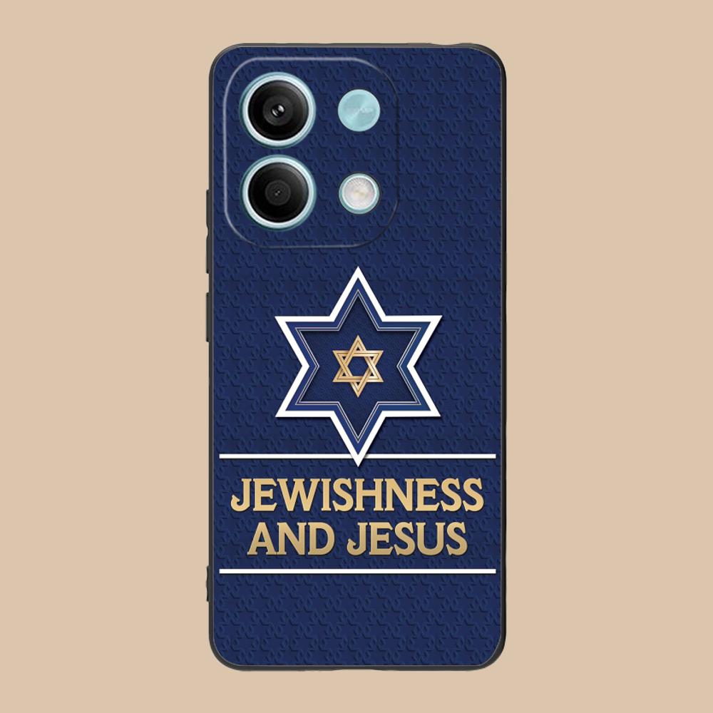 Jewish David Star Mobile Cell Phone Case for Xiaomi 15 14 13 12 Mi 11 T Ultra Lite Pro S X 5G Colorful Printing Cover Cellphones