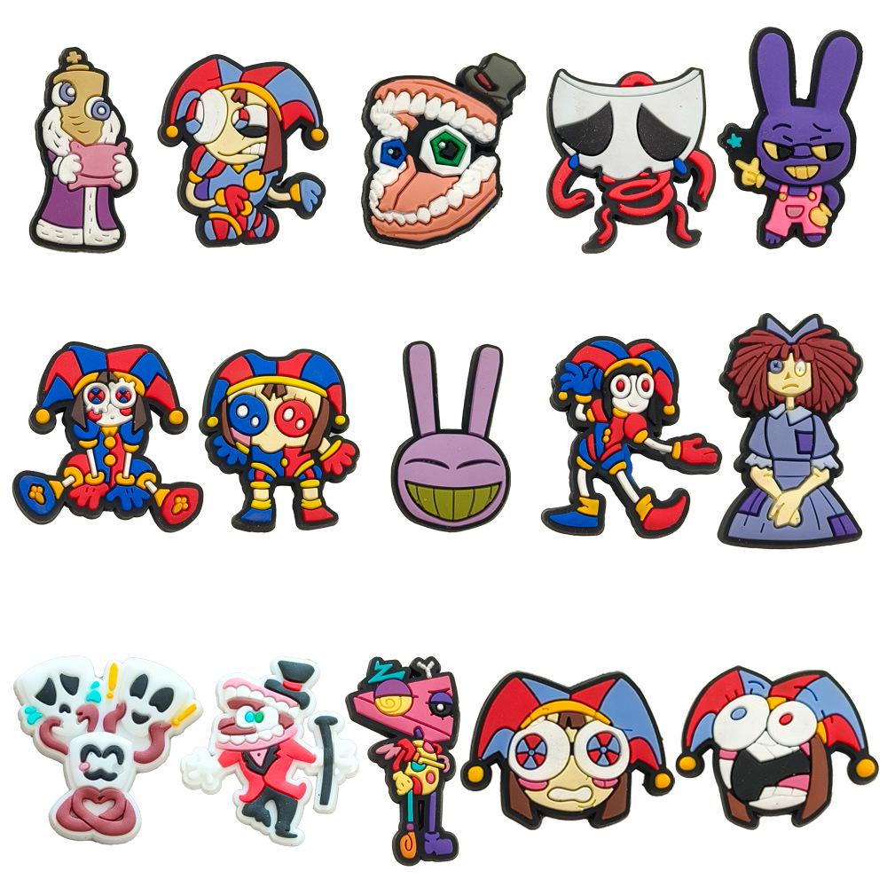 84 Exquisite Anime Shoe Charms: Soft Rubber Buckles for DIY Clogs and Cute Decorations