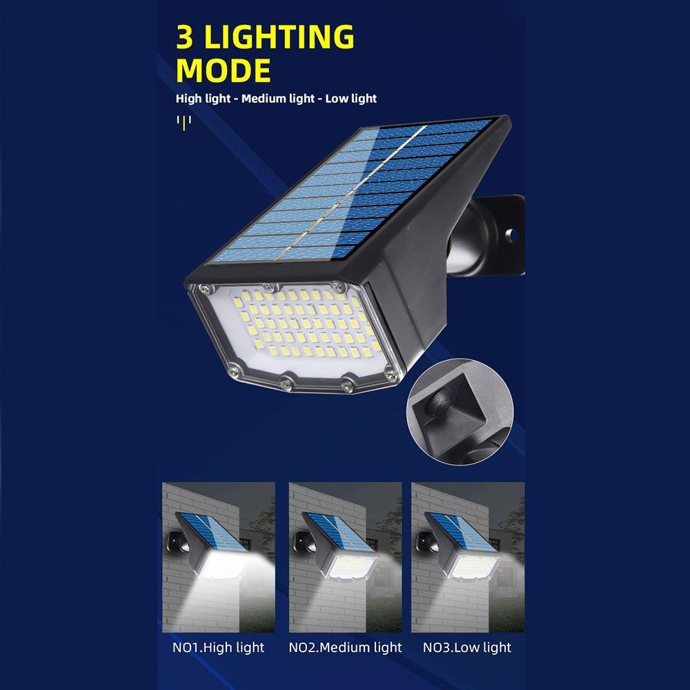 Adjustable Solar Flood Wall Lamp Solar Powered Landscape Spotlights Solar Panel Lights  Outdoor