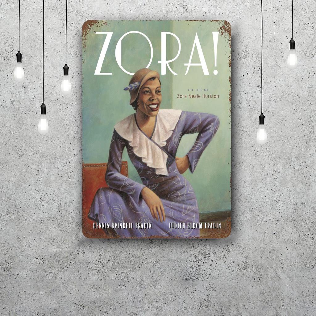 Zora Neale Hurston Funny Bar Metal Sign Retro Plaque Sign Alcohol Drinker Pub Club Man Cave Kitchen Wall Decoration