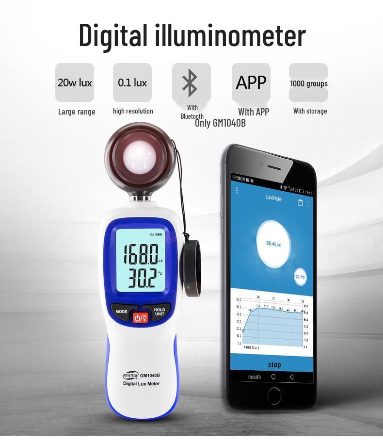 BENETECH GM1040 Digital Lux Illuminance Meter