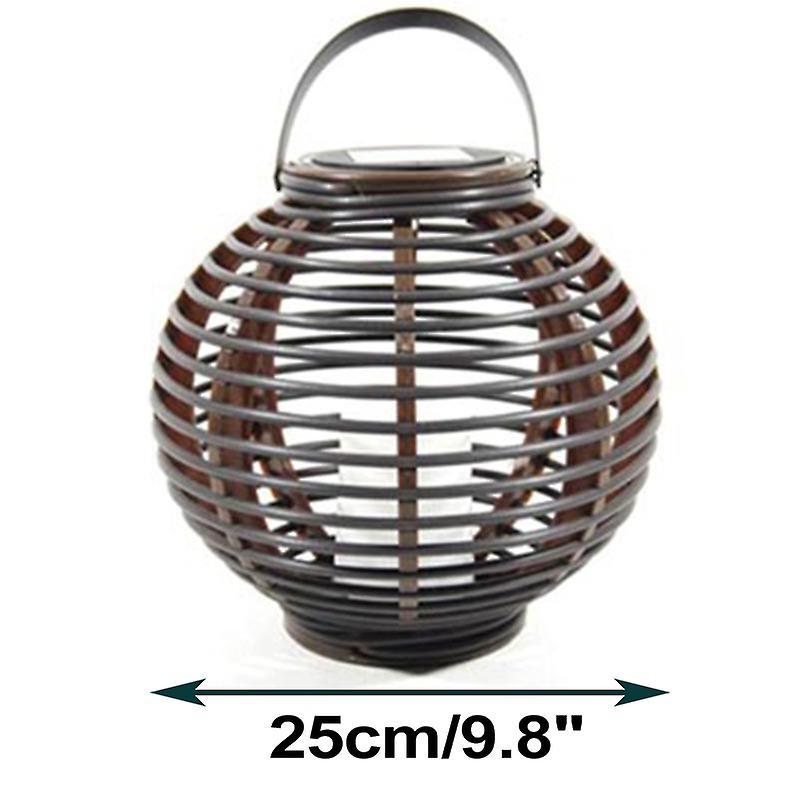 Solar Large Lanterns Outdoor Garden Hanging Lights Decorative Waterproof Flameless Candle Lamp for Desk Patio Courtyard