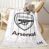 Arsenal Decke Weich Warm Gemütlich Geeignet für Bettwäsche Meeresufer Sofa für Alle Jahreszeiten Modern Bestes Feiertagsgeschenk für Freunde Familie