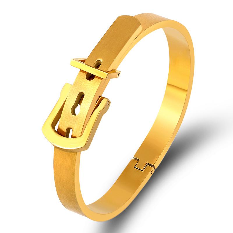 2026 Bracelet, Boucle de Ceinture Classique Européenne et Américaine Couple Réglable, Tendance Personnalisée Bracelet Quatre Couleurs