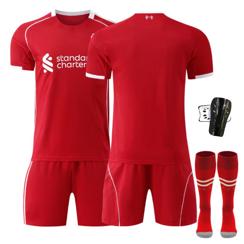 2 Liverpool domácí č.. 1 dres Salah Wirtz Isaac fotbalový dres sada pánská 2 Rota