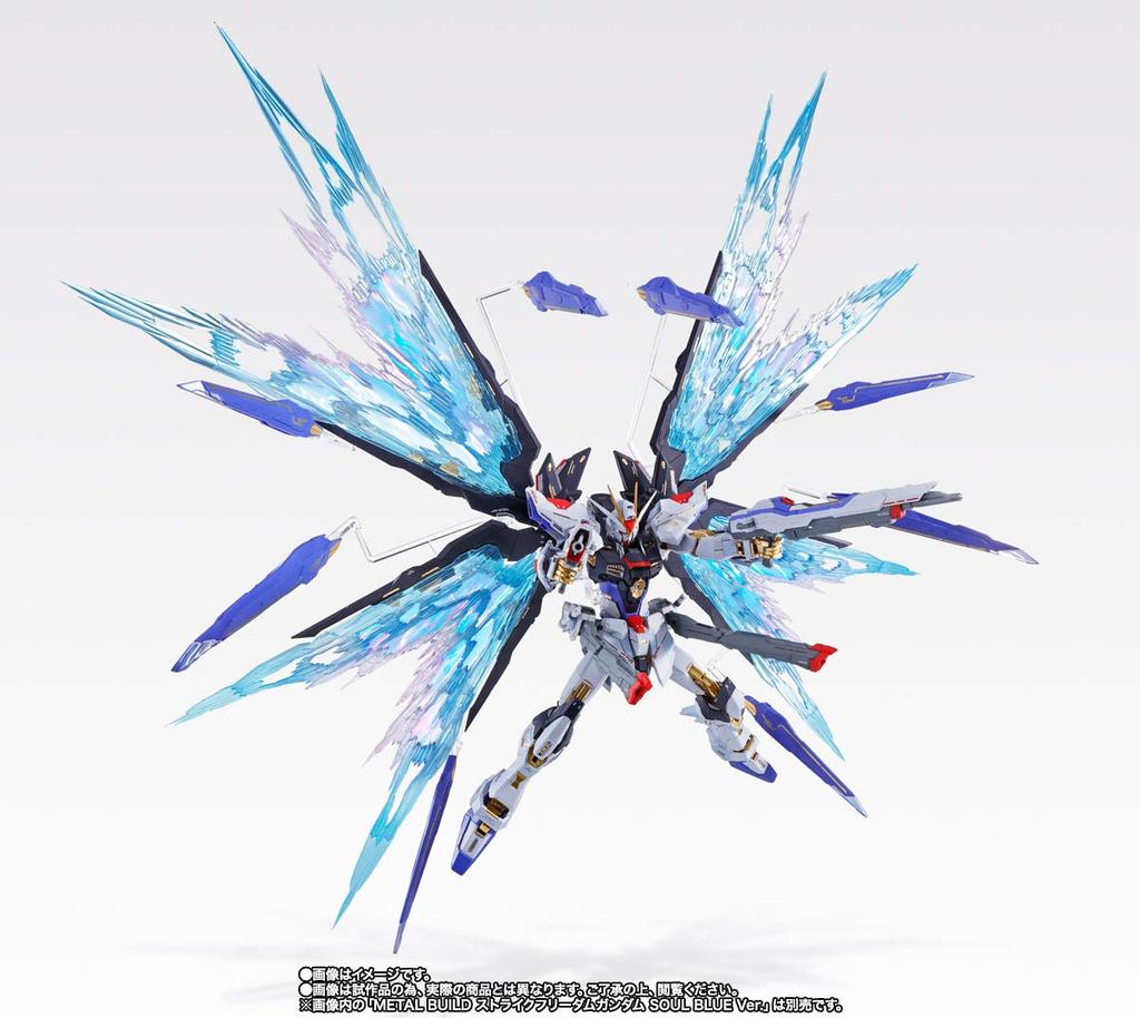 BANDAI METAL BUILD Strike Freedom Gundam Wings of Light Option Set SOUL BLUE Ver.