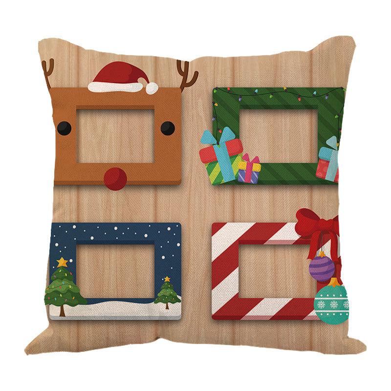 New Linen Christmas Pillows Linen Cushion Pillow Cover Pillow Pillow Car Pillow Sofa Pillow Cover
