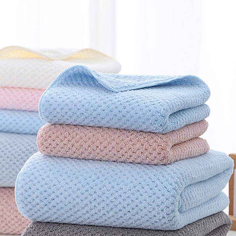 

Thickened Coral Velvet Bath Towel Strong Water Absorption Adult Bath Towel Soft Affinity Household Quick-Drying Towel