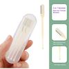 Manual Nose Hair Trimmer for Man WomanTrimmer for Nose Ear Moustache Hair Waterproof Stainl Steel with Brush L Clippers Yellow
