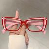 Vintage Cat Eye Glasses Women  New Fashion Multicolor Rim Eyewear Trendy Stylish Design Blue Light Blocking Eyeglasses