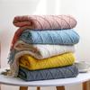 Gift Warm Large Blankets Knitted Tassel Throw for Bed Chair Sofa Couch Cover All-Season Blanket Home Decor Soft Comfortable