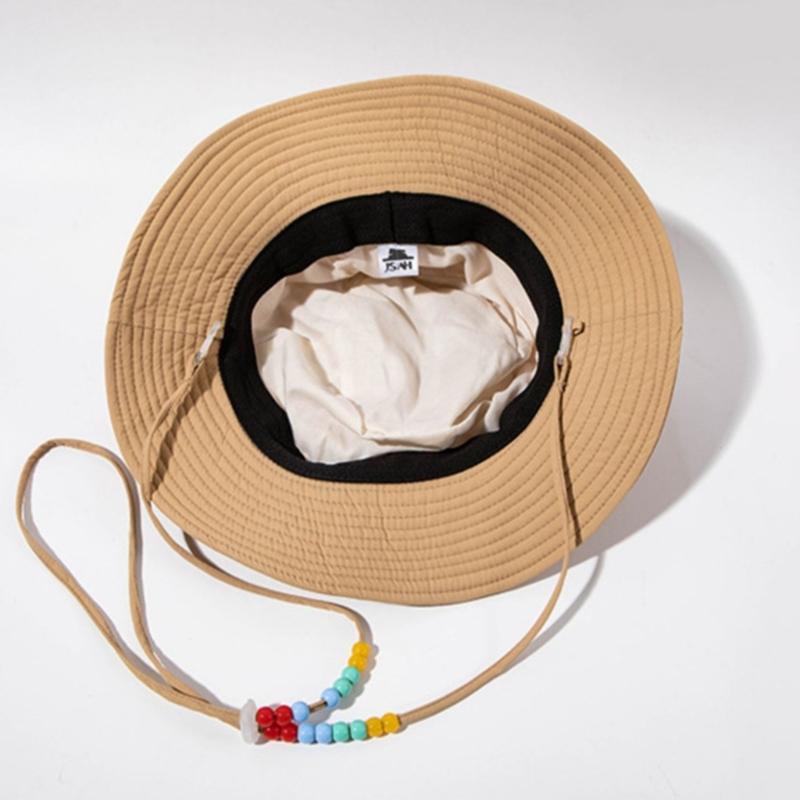 Portable Sun Hat Wide Brim Quick Drying Hat with Windproof Rope Breathable Sunshade for Outdoor Surprise Gift