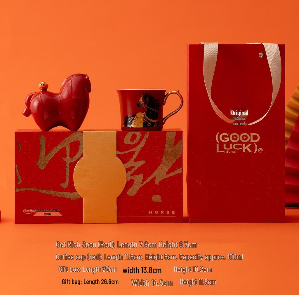 2026 Year of the Horse Zodiac Figurine: Auspicious Mascot for New Year Celebrations and Creative Gifts.