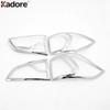 For Ford Ecosport 2013 2014 2015 2016 Chrome Car Rear Tail Light Lamp Cover Trim Taillight Frame Trims Exterior Accessories