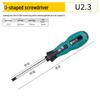 Multi-Shaped Screwdriver Set: Triangle, U, Y, Inner Cross, and Three-Edged Heads for Household Use