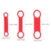 6Pcs Silicone Dog Id Tags Band Replacement Silent Elastic Slide On Collar Holder Noiseless Pet Name Tags for Dogs Cats