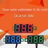 0.36 Inch DC 4.5V-30V Motorcycle Digital Voltmeter Display