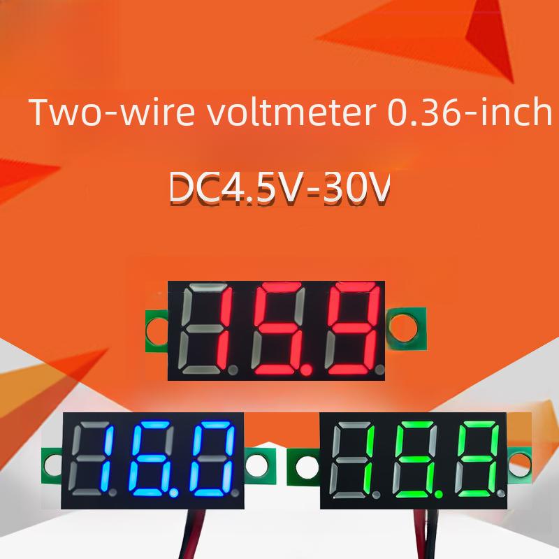 

0.36 Inch DC 4.5V-30V Motorcycle Digital Voltmeter Display