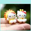 10 Stück Kreatives Tierdesign Hello Kitty Stiftkappen-Set Für Büro- und Schulgebrauch
