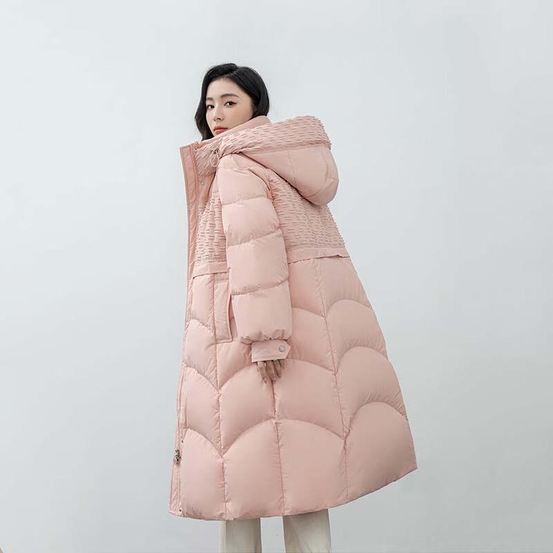 Yaya Women's Long Hooded Down Jacket