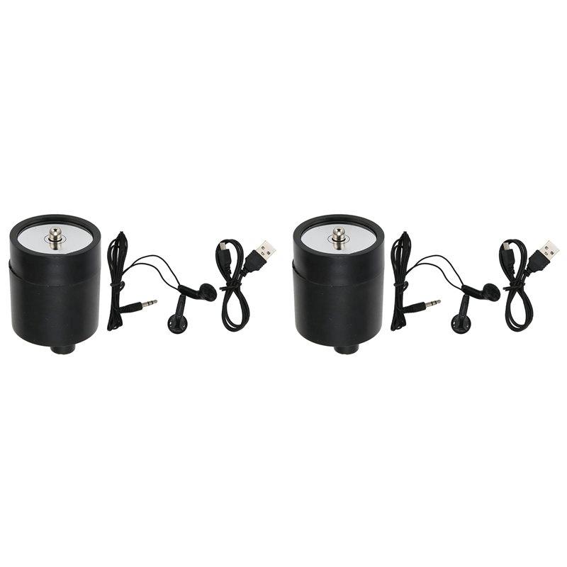 ABUO-2X Sound Amplifier, Water Leakage Detection Small Sound Collection Detector, Water Leak Detector
