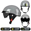 Retro Style Half Face Motorcycle Helmet Men Women Lightweight Cruiser Scooter Safety