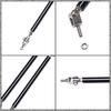 DREAMIZER 2× Universal Front Bumper Lip Support Splitter Rods Adjustable 8"-11" Strut Tie Bar Support Car Body Kit Support Rear Wing Strut Rod for