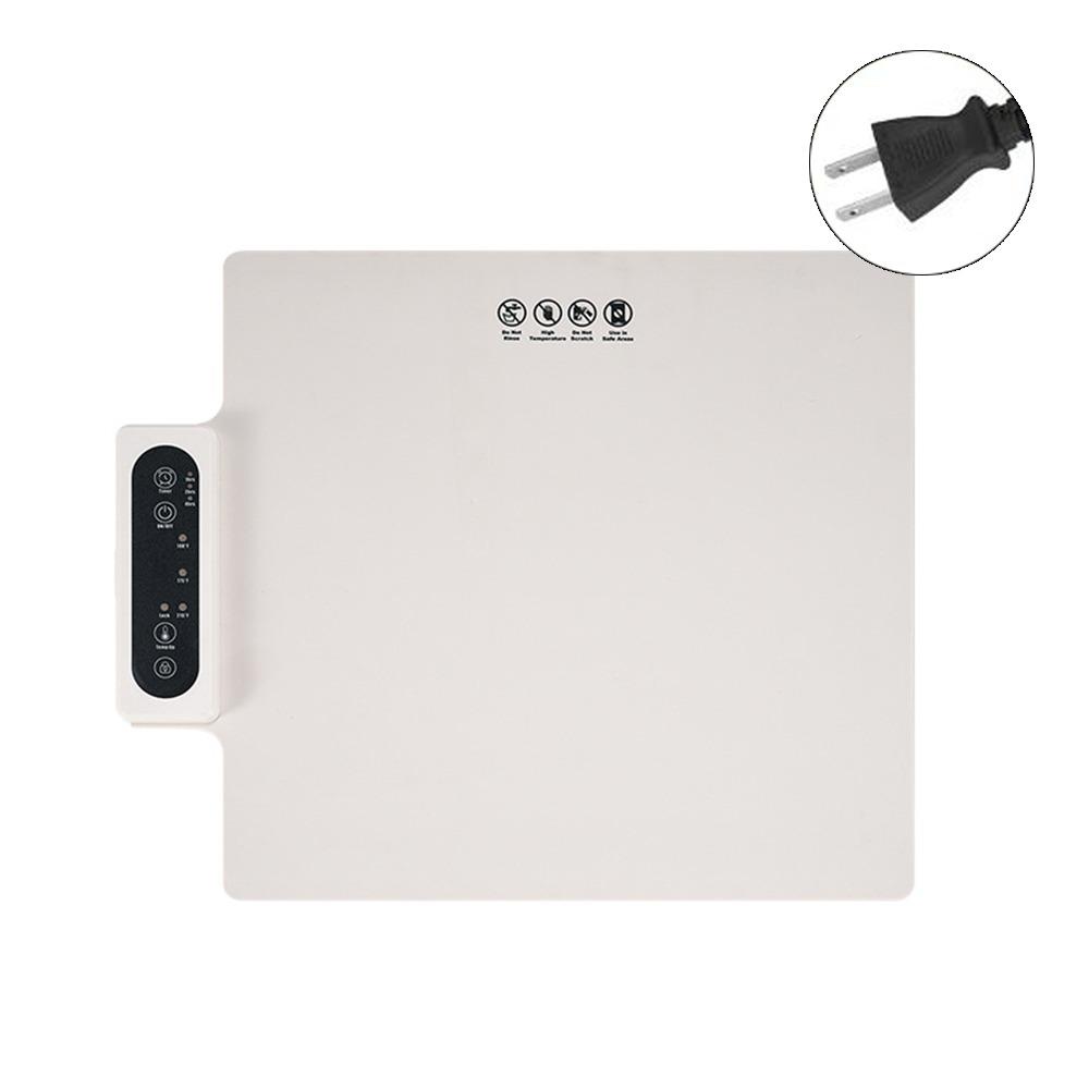 Plug in Food Warm Tray 3 Modes Hot Dish Heating Pad Portable Silicone Food Warmer Mat  Household