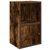 Bookshelf Smoked Oak Finish 31 x 24 x 52 cm Engineered Wood