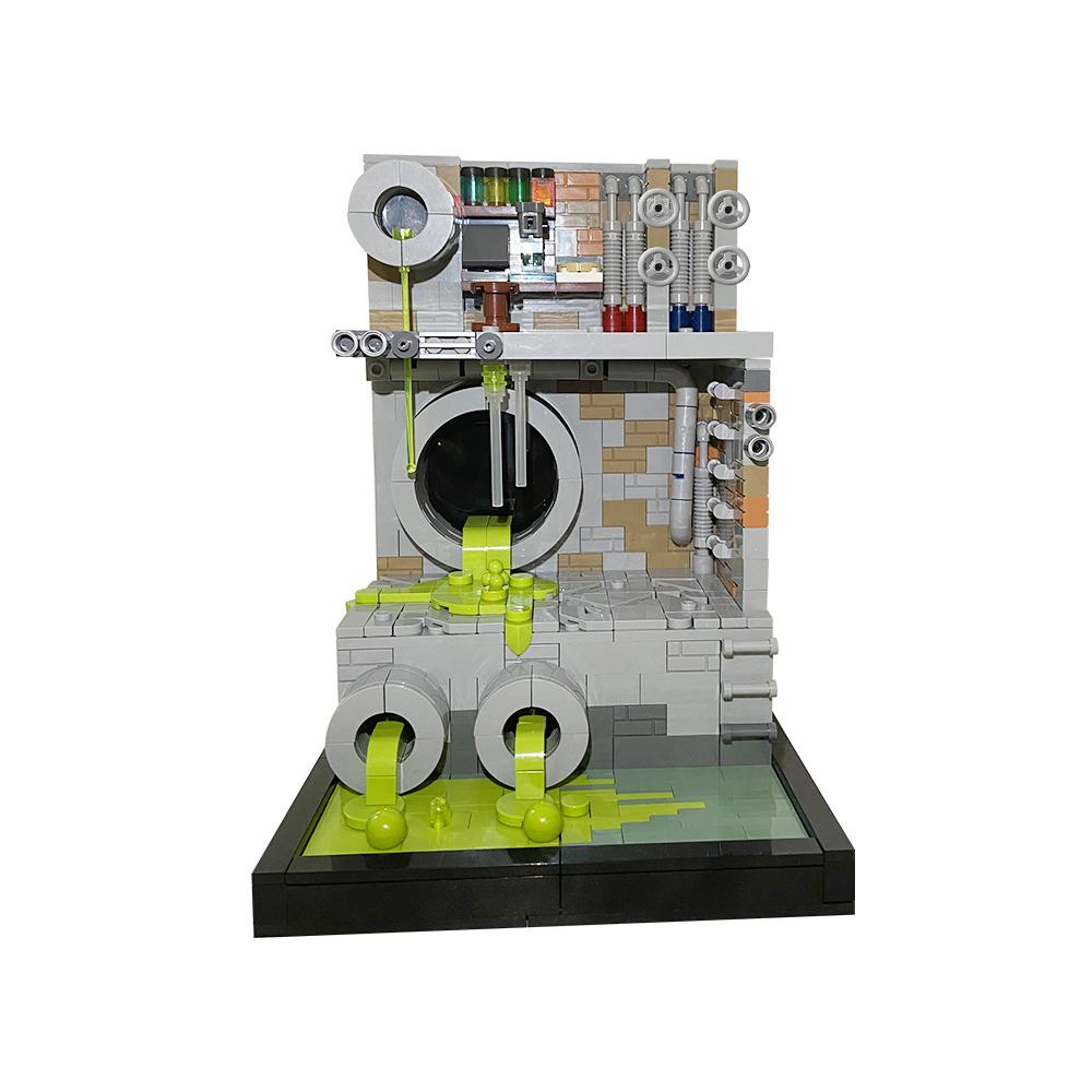 MOC-111005 Sewers Building Blocks Model Animation Creativity Architectural scene Assemble Brick Toys Children Birthday Gift Toys