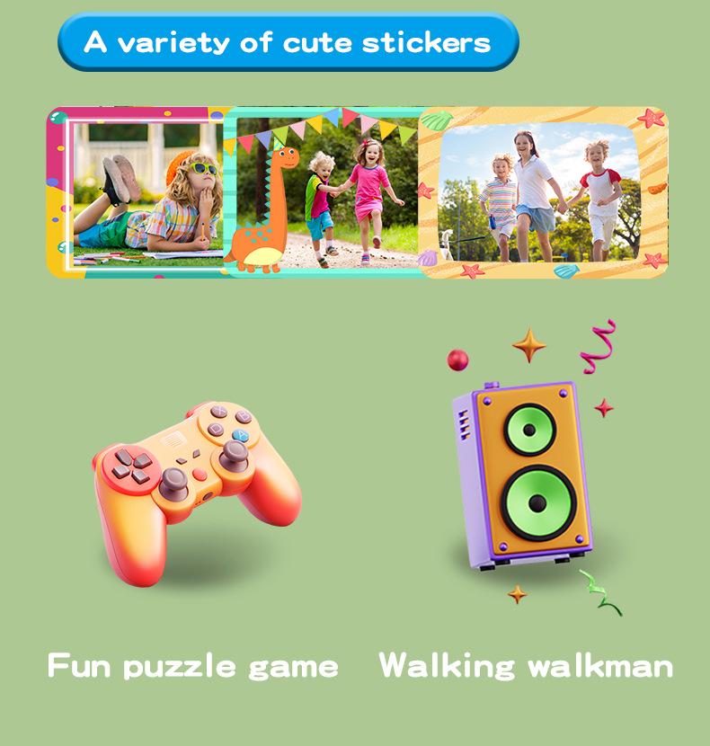 Dual Camera Cartoon Toy: Drop-proof High-Pixel Children's Camera