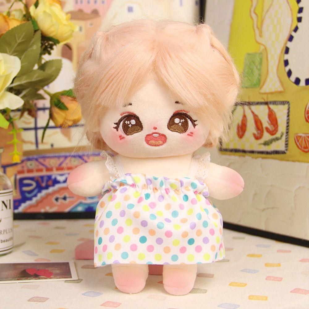 Pajama 20CM Doll Sling Dress Lolita Cotton Doll Dress  Kids Girls Toys