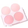 Capel Summer Shades 4-Color Eyeshadow & Blush Palette with Peach Rouge & Highlight Contour for Students
