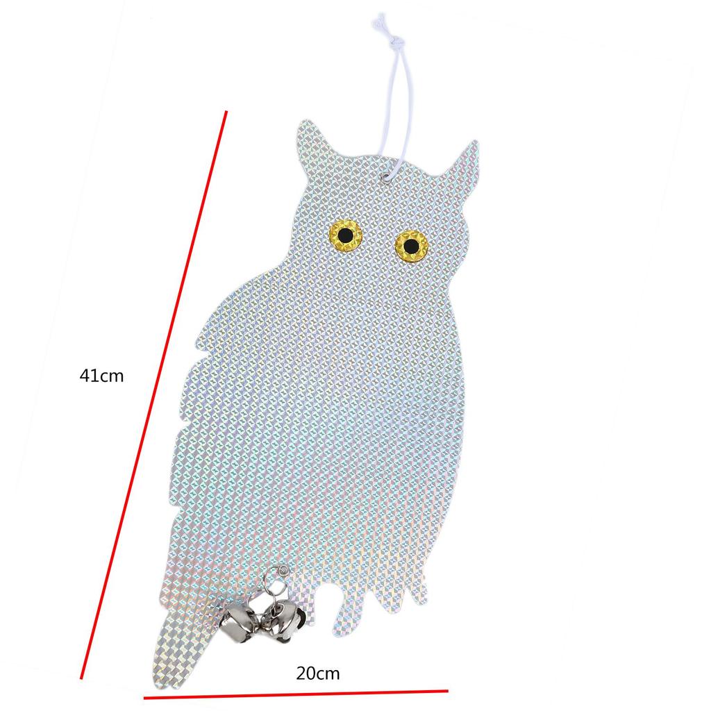 Garden decoration Bird repellent Owl scarecrow reflector