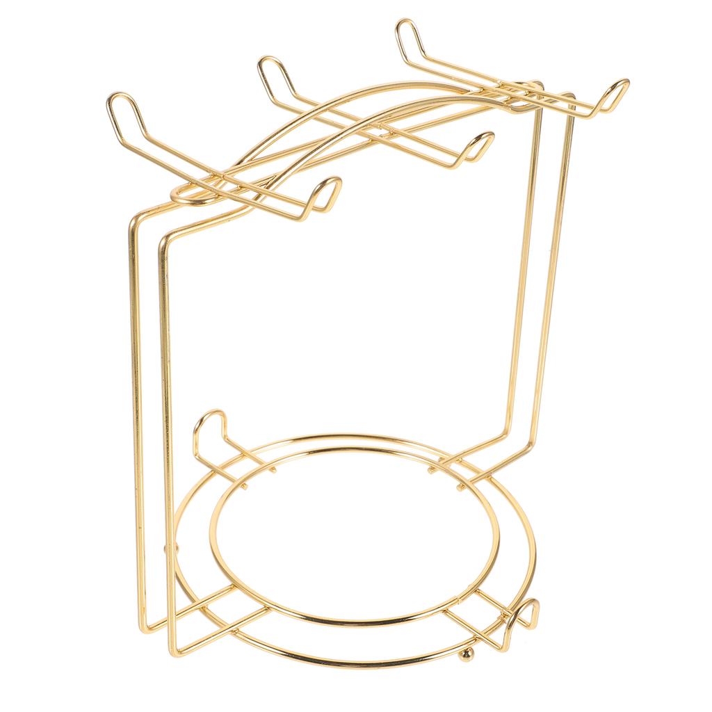 Coffee Cup Rack Stainless Steel For 4 Cups 6 Plates Kitchen Cabinet Counter Shelf Organizer Plate Drying Rack Vertical