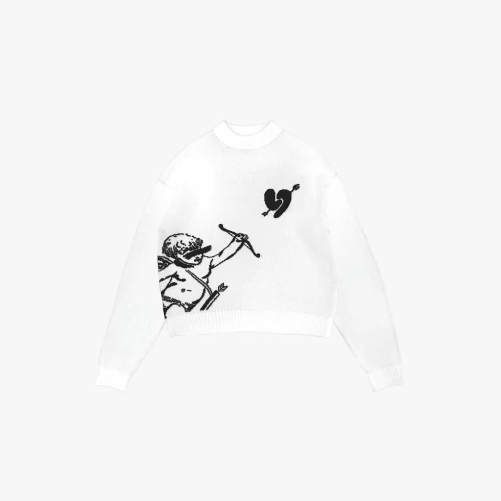 DRIPX Autumn Winter Retro Pullover Sweater Fashion Long Sleeve Star Pattern Y2K Sweater Casual Harajuku Knit Sweater Unisex