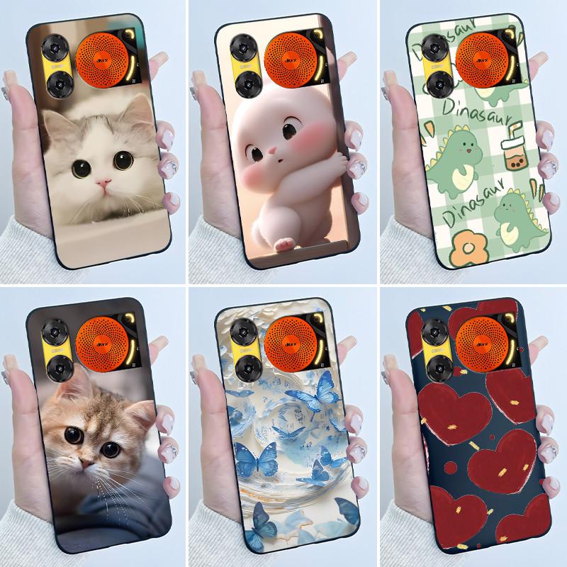 Cartoon Case For ZTE Nubia Music 2 Music2 Printing Shell Protective Cover For ZTE Nubia Music Z2353 Soft Silicone Black Casing
