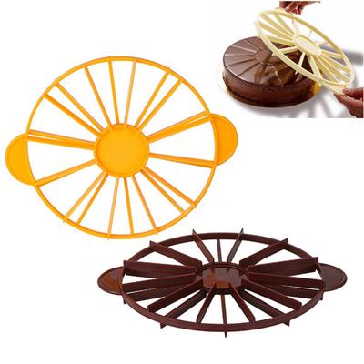 45211 Teile Kuchenteiler Sparen Sie Zeit beim gleichmäßigen Schneiden runder Brot-Backwaren-Marker für gleiche Portionen Kuchen