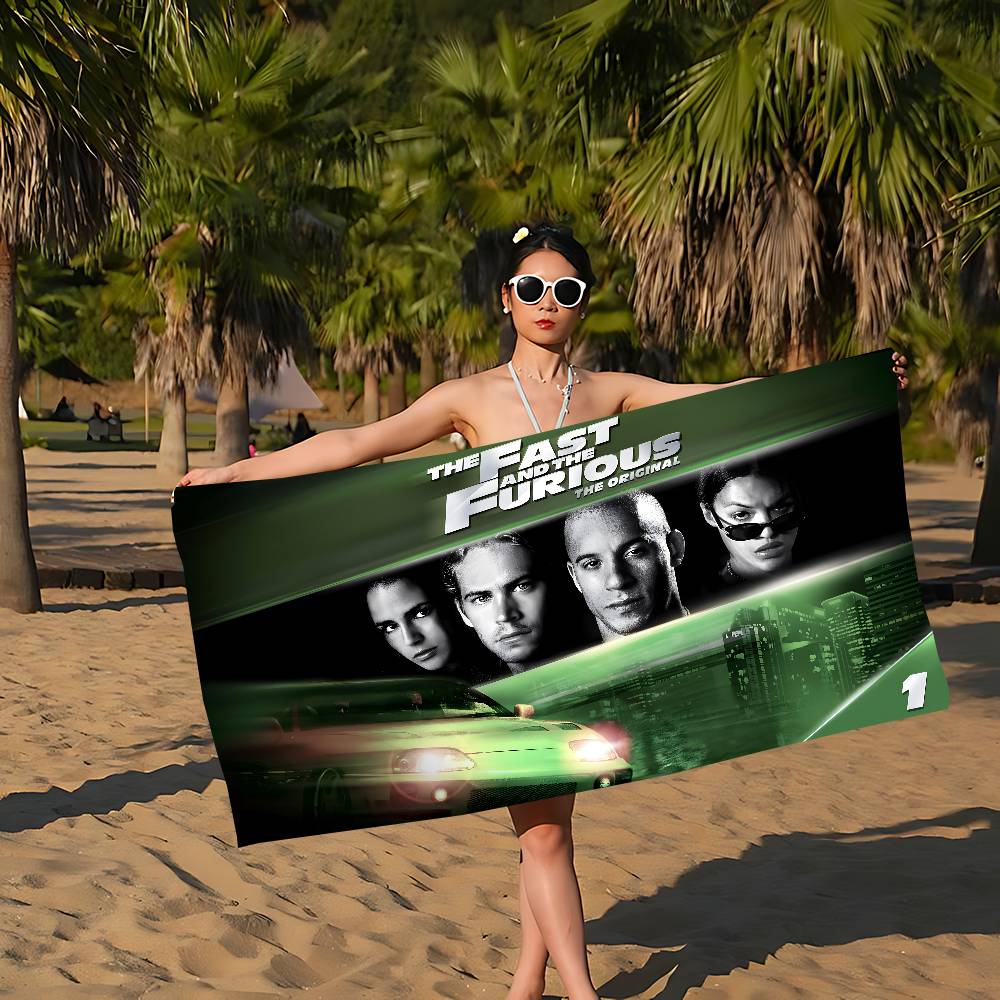 F-Fast And F-Furious Big Microfiber Beach Towels Quick Dry Towel Sand Beach Towels Pool Towel for Travel Swim Pool Yoga