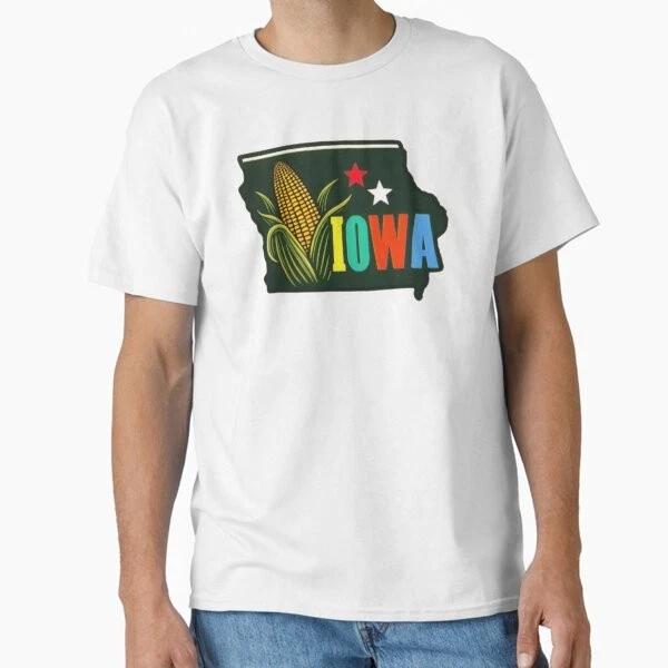 Iowa Usa Classic Tshirt Tshirt Made In Usaus Size S2xl