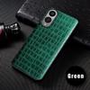 Luxury Crocodile Leather Case for Samsung Galaxy S26 S25 Plus FE Ultra Edge Slim Fit Premium Back Cover for Galaxy S26 Plus Case